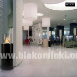 Biokominek Black Tube