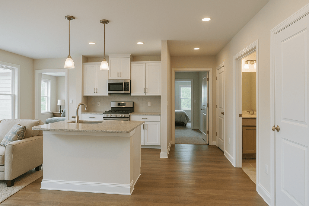 jak wybrać odpowiedni projekt mieszkania, kuchnia z wyspą